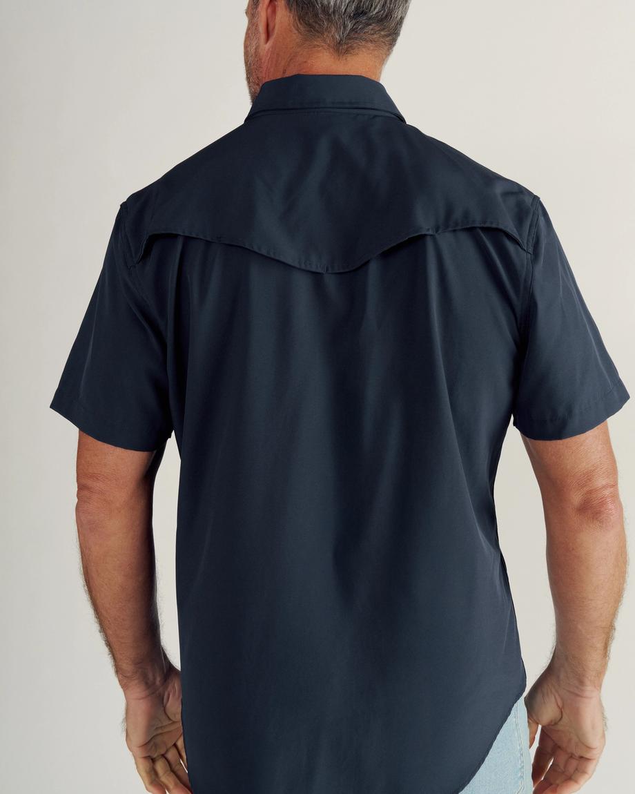Men's Performance Western Short Sleeve Pearl Snap