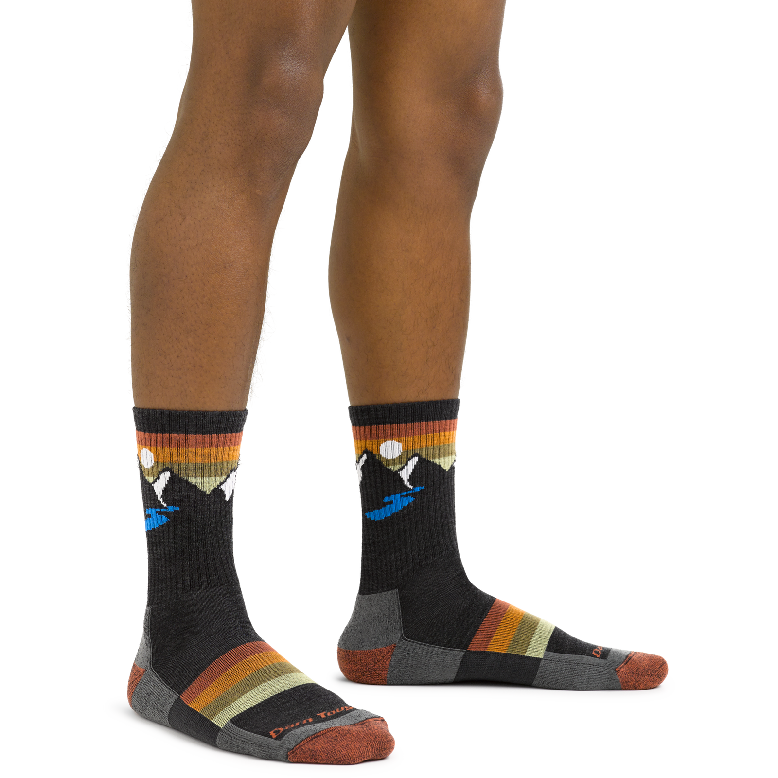 Herren Sunset Ridge Micro Crew Leichte Wandersocke