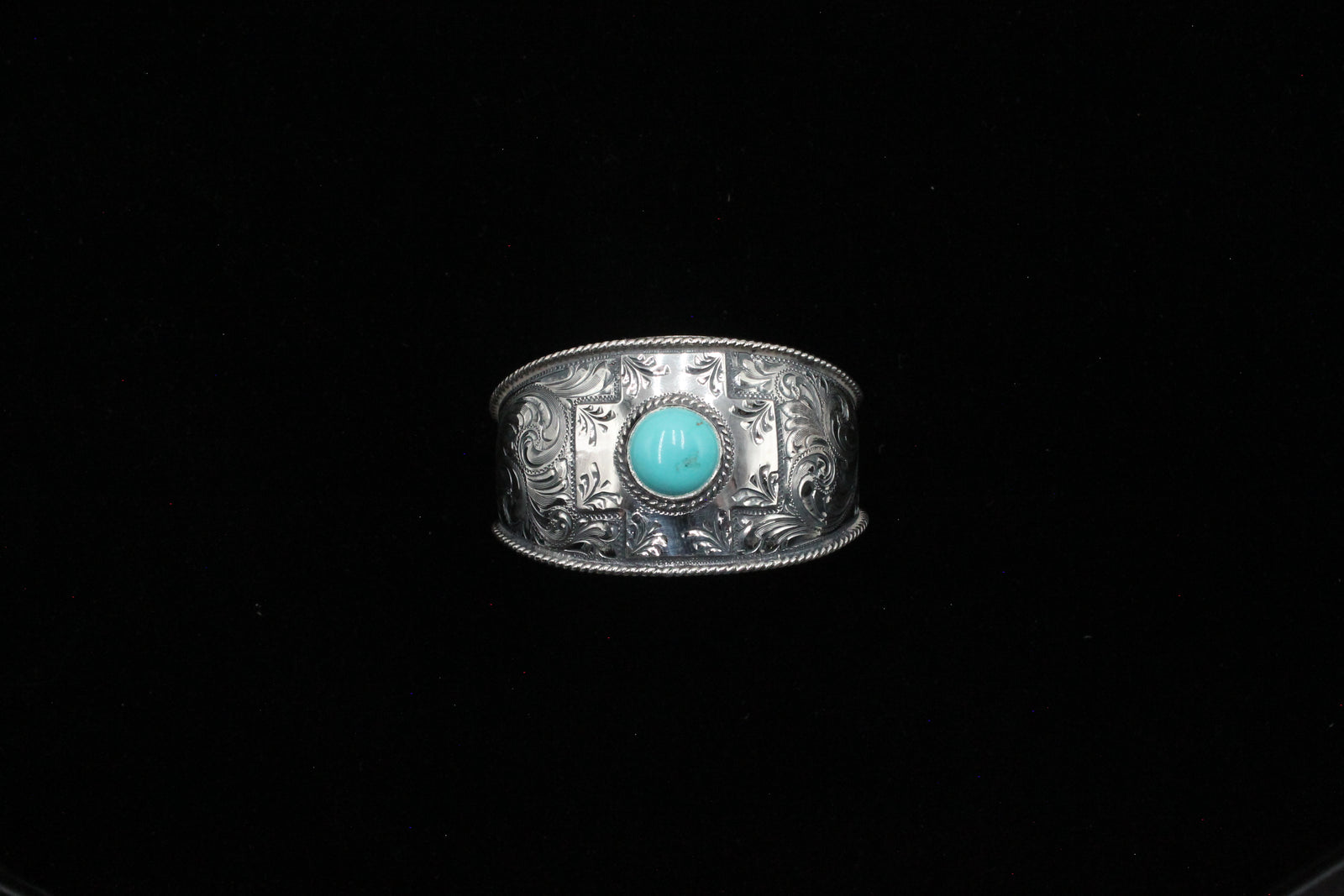 Turquoise Engraved Bracelet