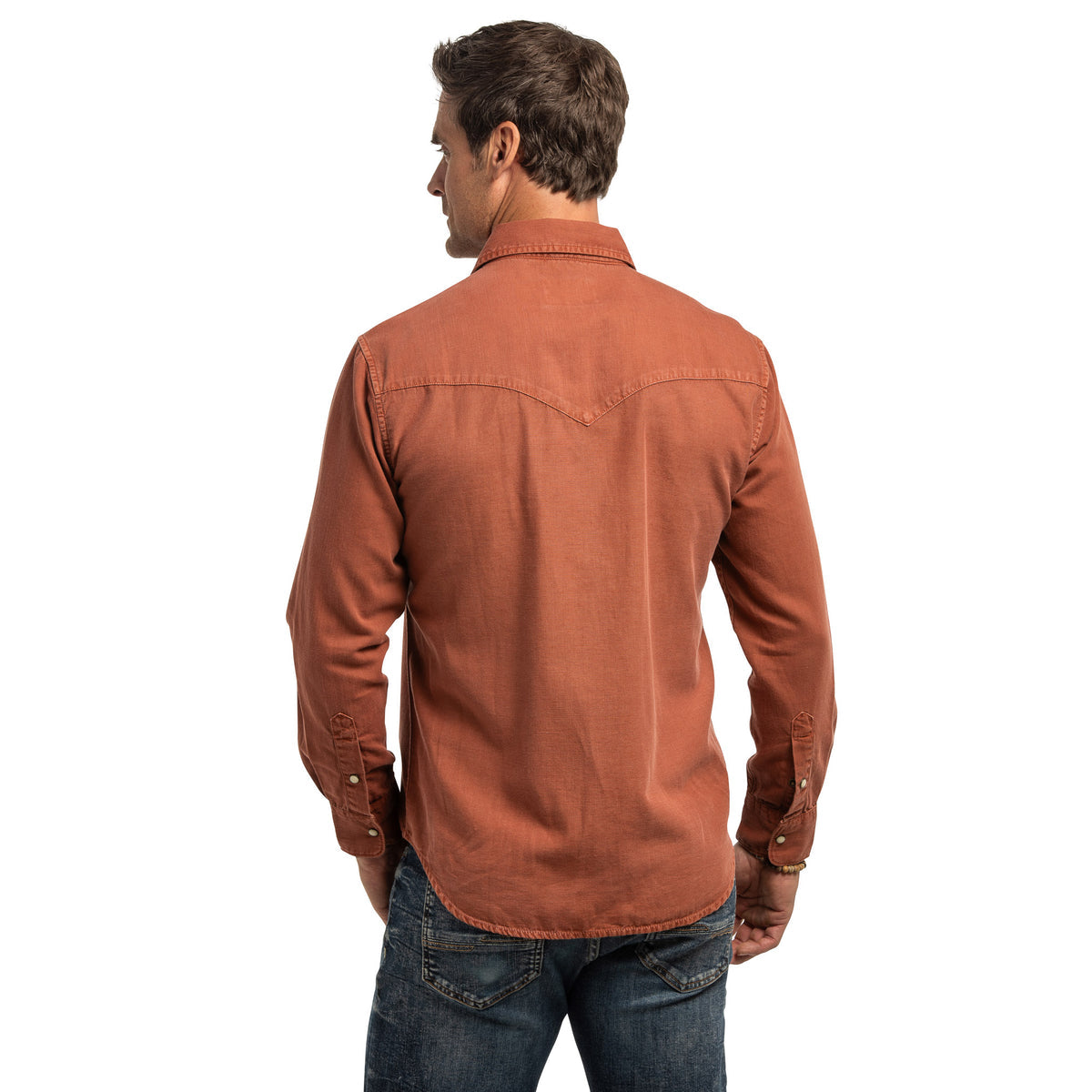BISLEY SIGNATURE BLEND WESTERN SHIRT - RUSSET