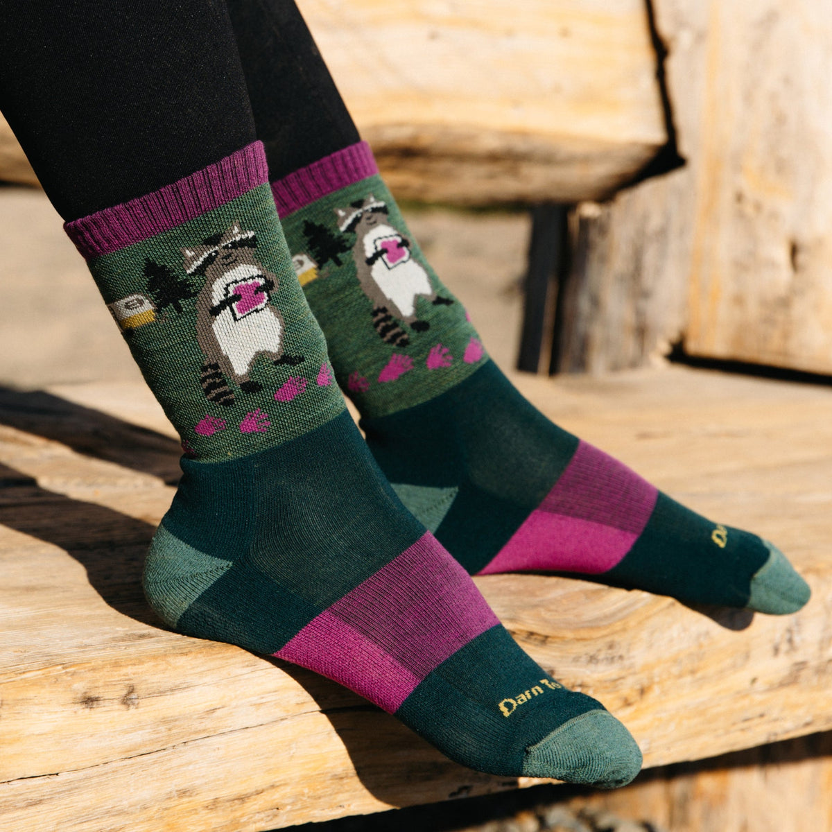 Damen Critter Club Micro Crew leichte Wandersocke