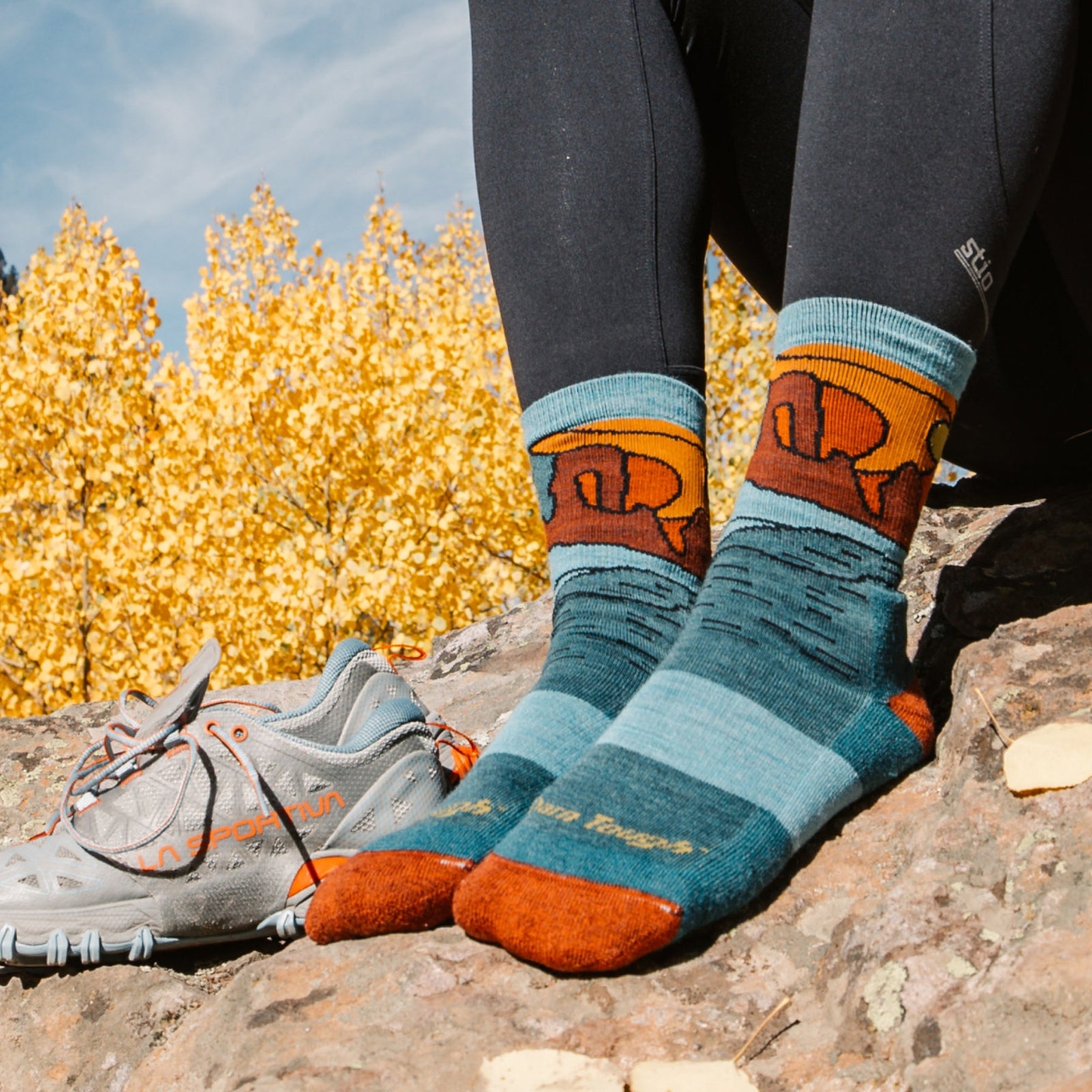 Damen Celeste Micro Crew Midweight Wandersocken