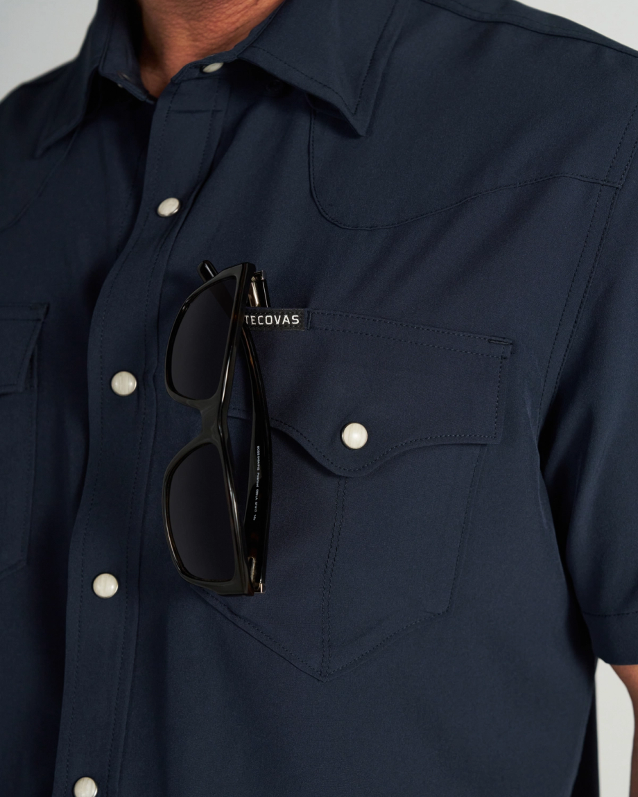 Men's Performance Western Short Sleeve Pearl Snap