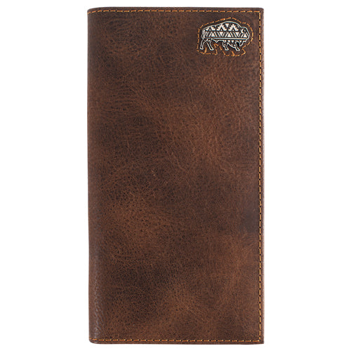 Red Dirt Hat Co Rodeo Wallet w/Bison Concho