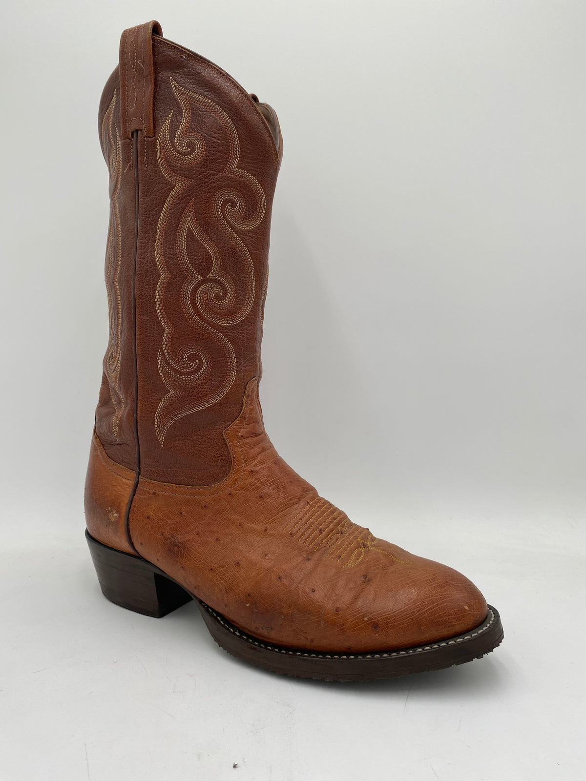 Tony Lama Smooth Ostrich 9D