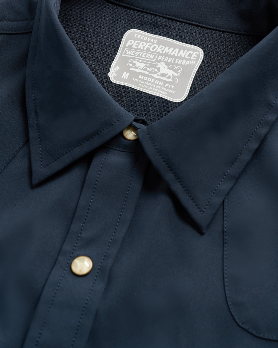 Men's Performance Western Short Sleeve Pearl Snap