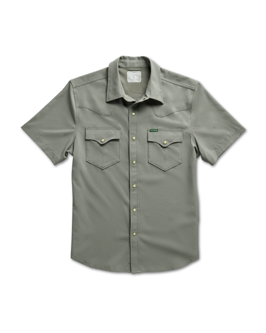 Men's Performance Western Short Sleeve Pearl Snap