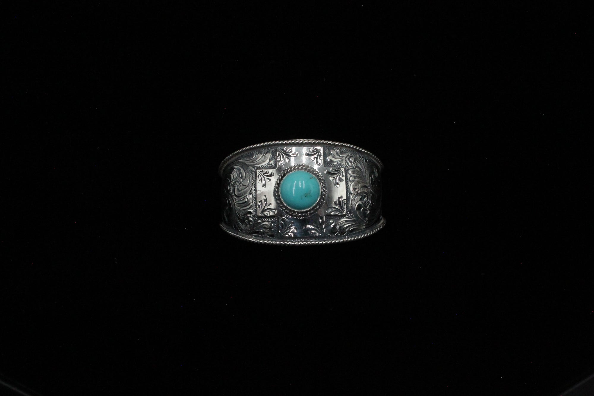 Turquoise Engraved Bracelet