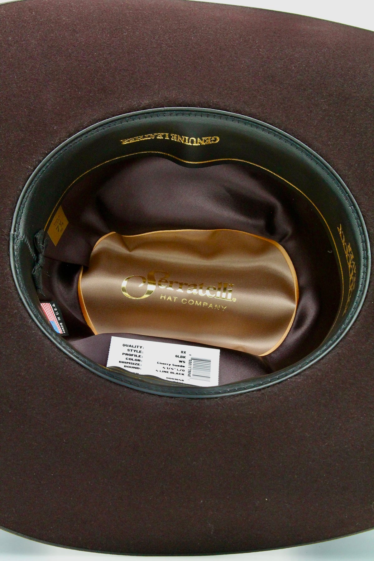 SERRATELLI 8X FELT COWBOY HAT