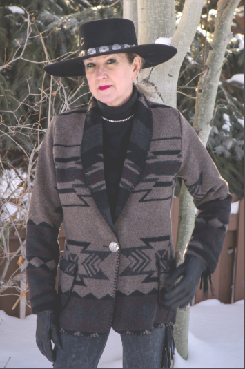 CHARCOAL CHIPPEWA LONG BLAZER
