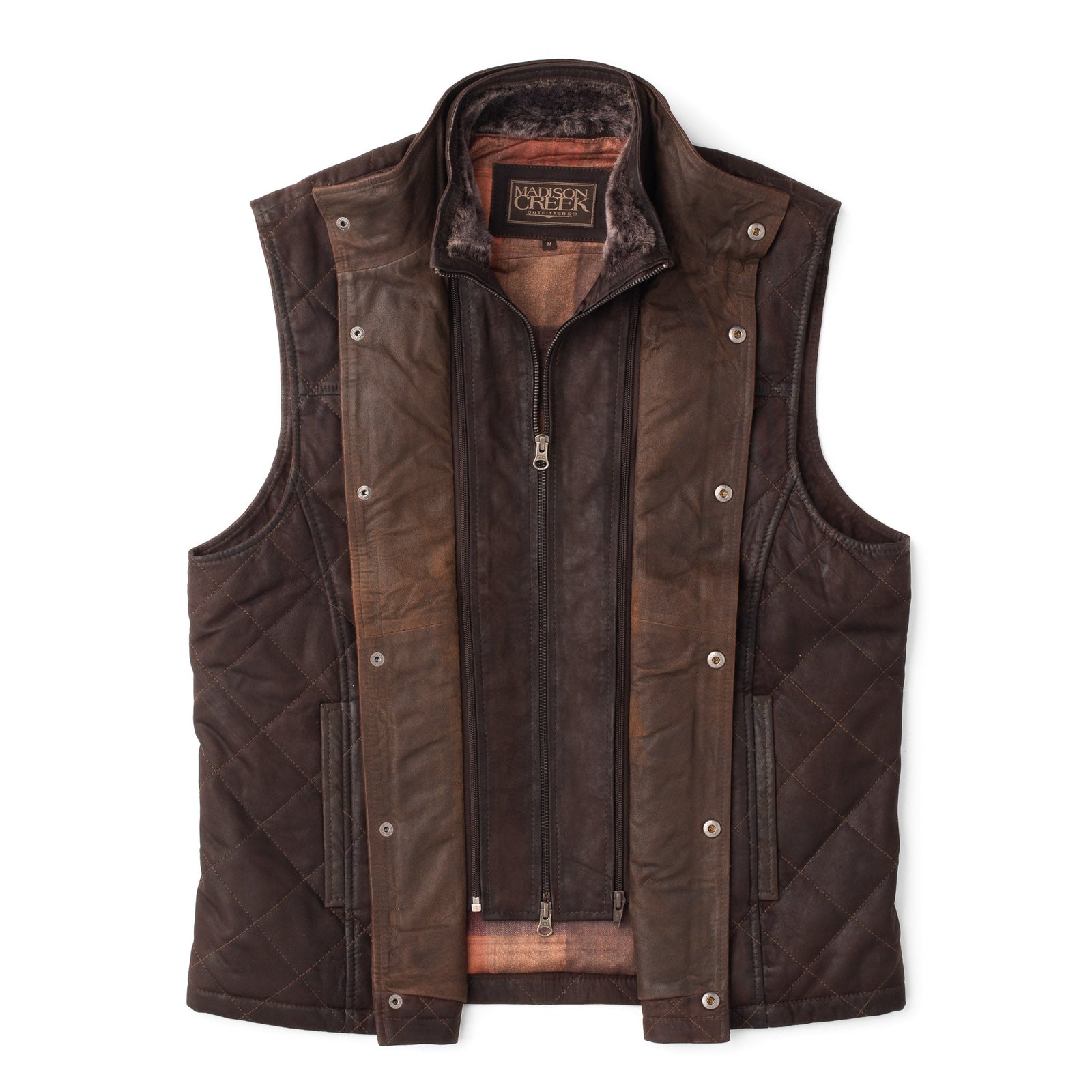 Beaver Creek Lightweight Leather Vest - Carter's Boots and Repair
