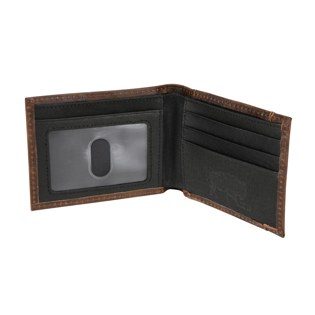 Red Dirt Hat Co Bifold Wallet w/Bison Concho