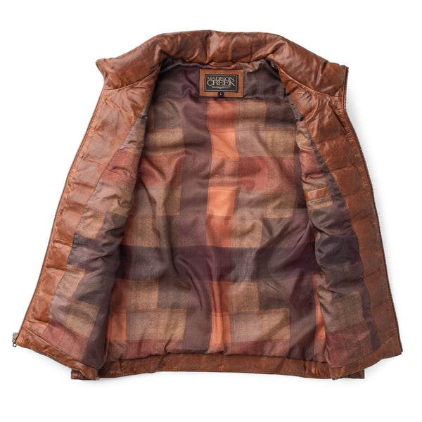 Elk Horn Lambskin Puffer Vest - Carter's Boots and Repair