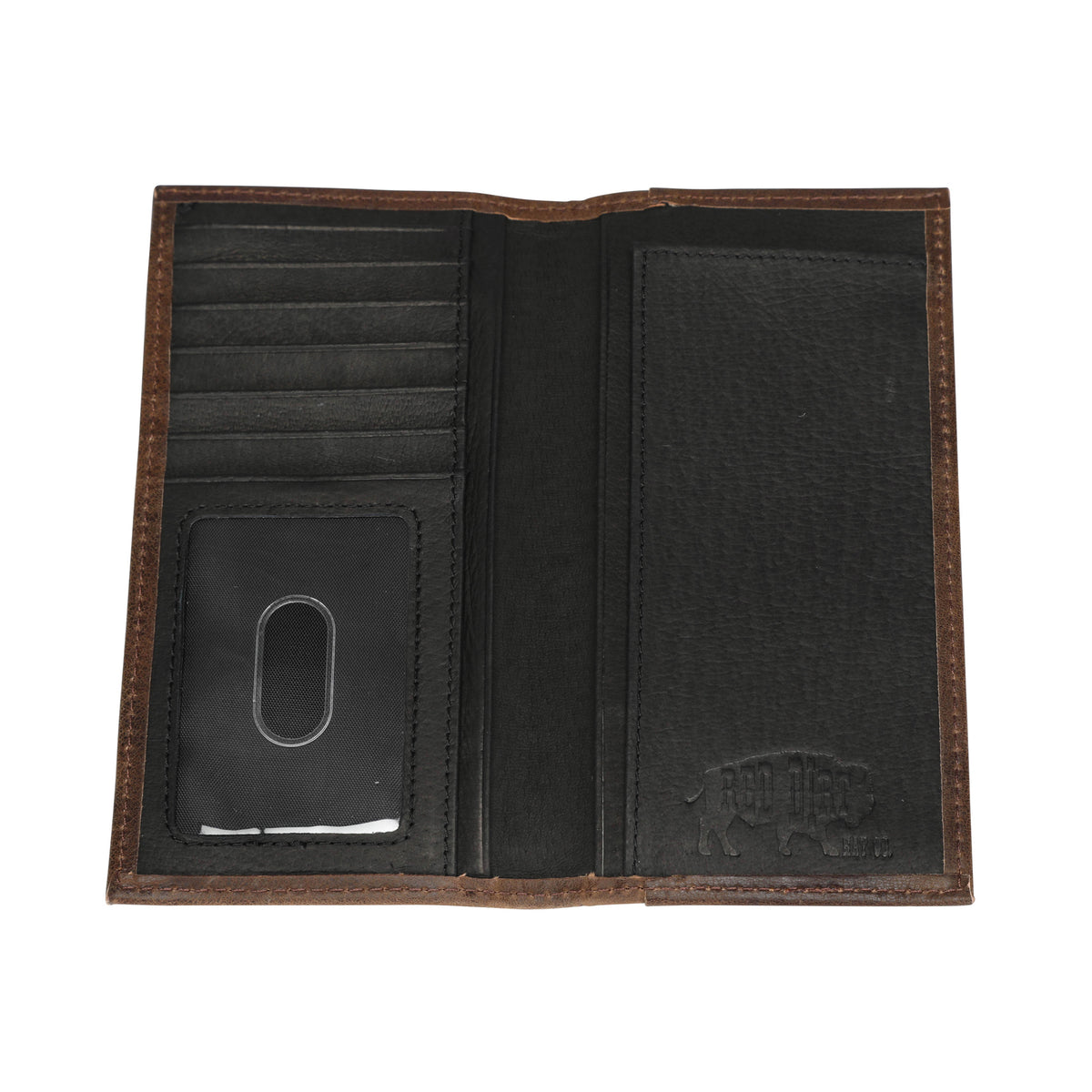 Red Dirt Hat Co Rodeo Wallet w/Bison Concho