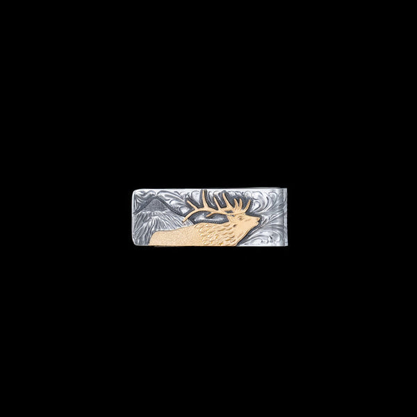 ELK CREEK VOGT ドル型マネークリップ　シルバー925 The Golden Bull Elk Money Clip - Carter's Boots and Repair