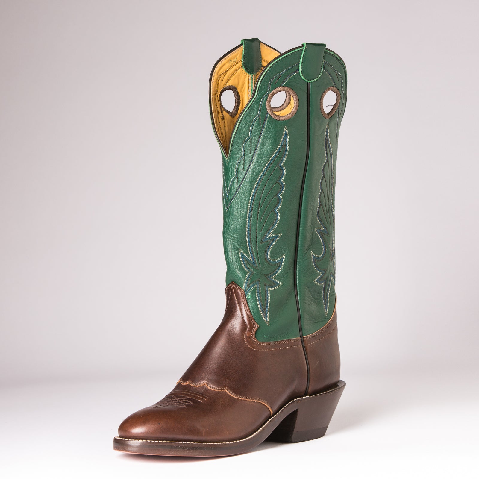 【5351 POUR LES HOMMES】leather boot/Y2K/緑 The Work Horse - Carter's Boots and Repair