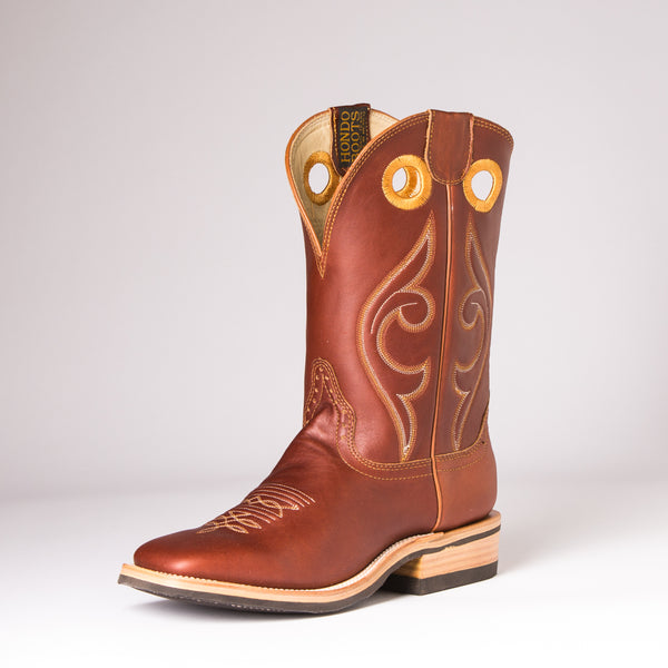 Hondo Enterprises Inc Men's Maple Crazy Horse Volcano Top Cowboy Boots