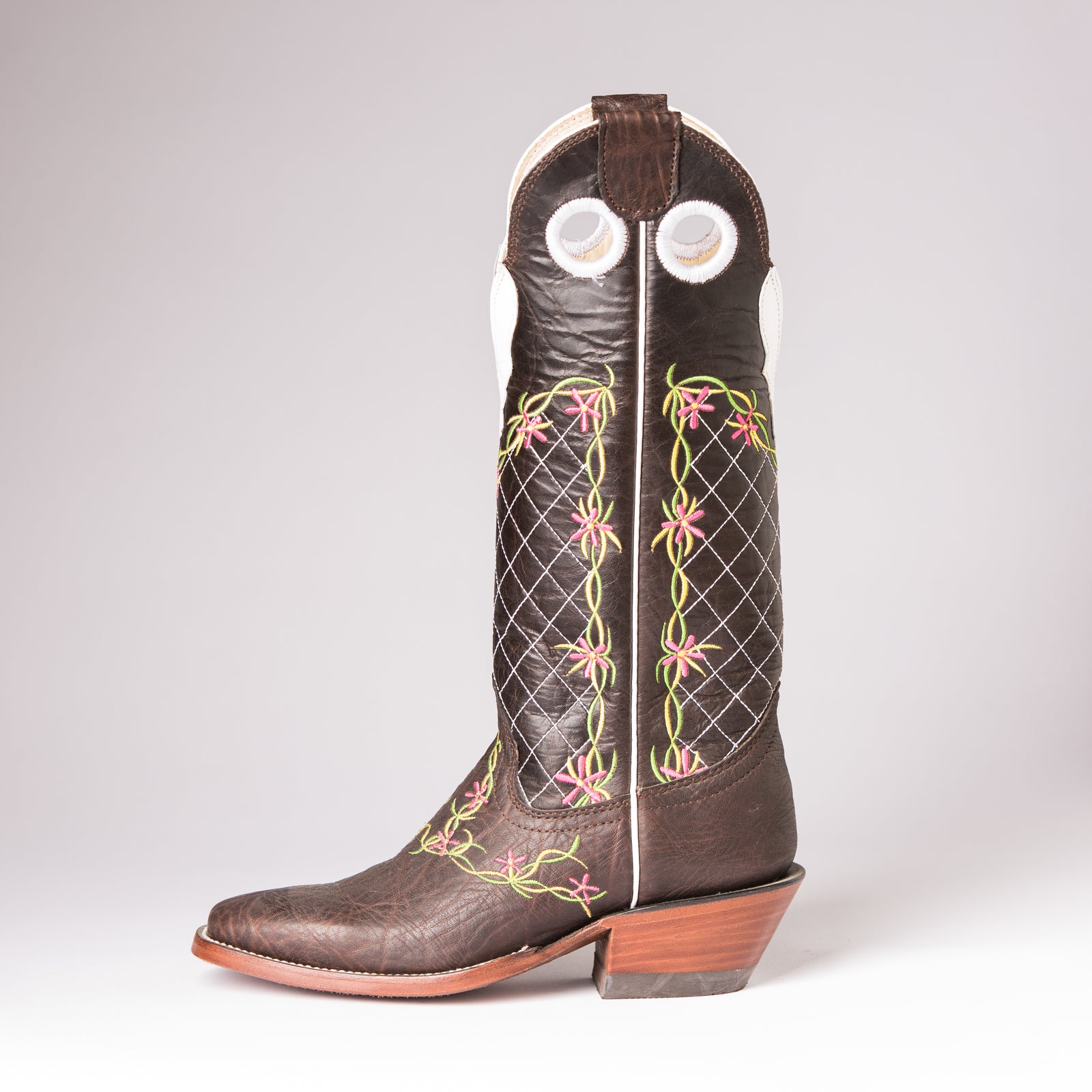 Hondo embroidered Brown Pull-up