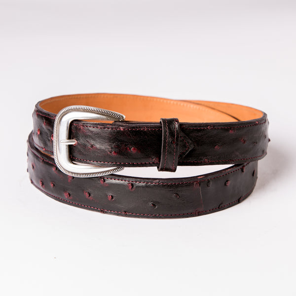 L.E.N. Ostrich Quill Belt