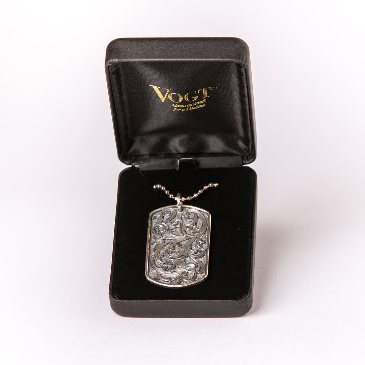 Vogt Sterling Silver Dog Tag