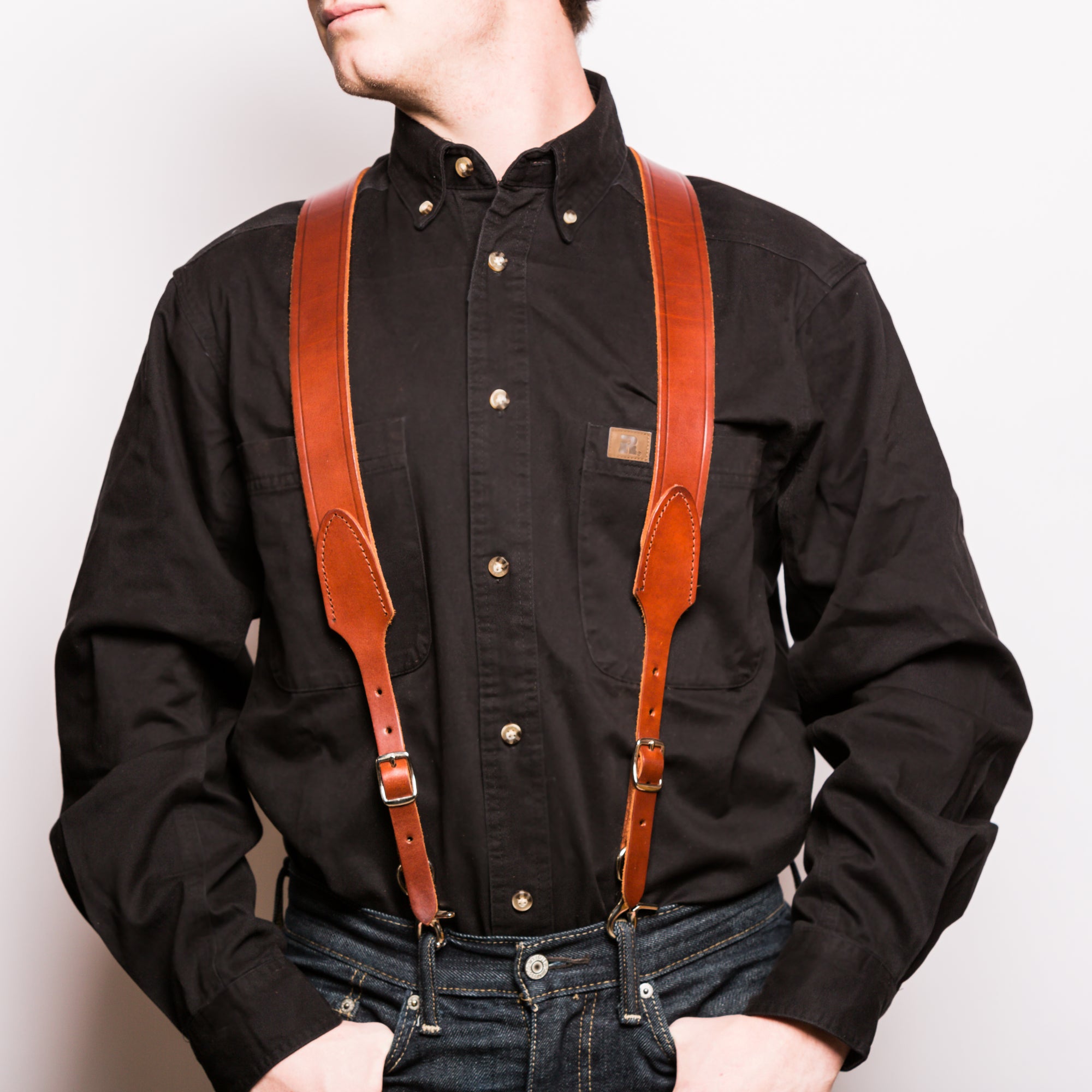 Leather Suspenders